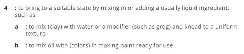 To ____________________ something is to slowly mix in a bit of _____________ ___________________ with-example-1