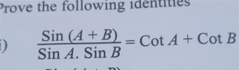 Prove the identity Trigonometry grade 10​-example-1