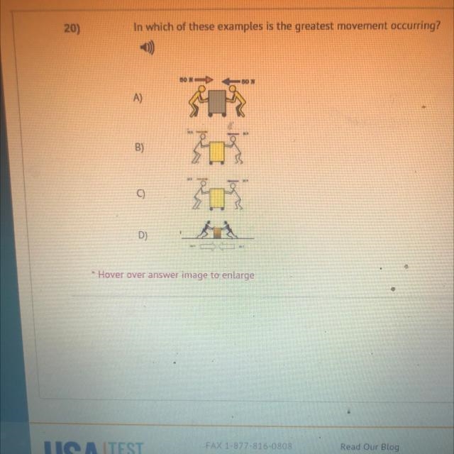 In which of these examples is the greatest movement occurring?-example-1