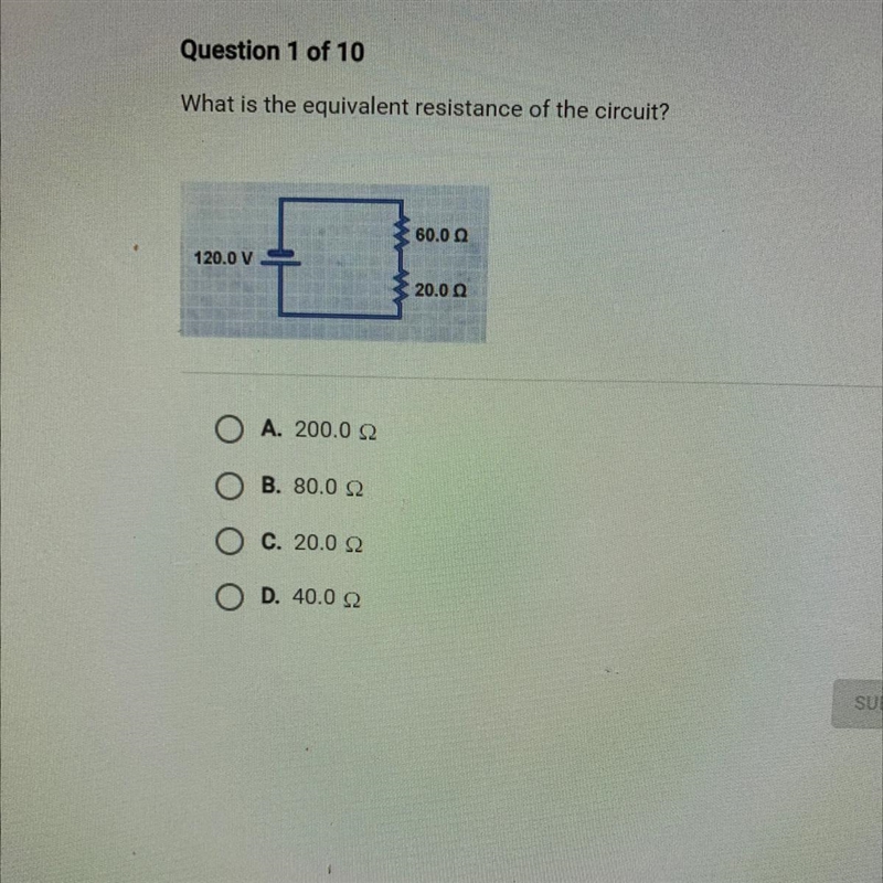 What is the equivalent resistance of the circuit?-example-1