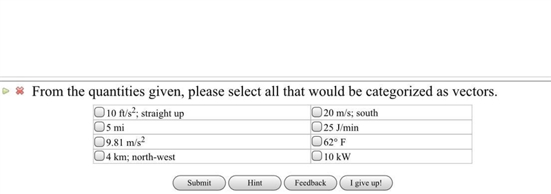 Please select all that would be categorized as vectors-example-1