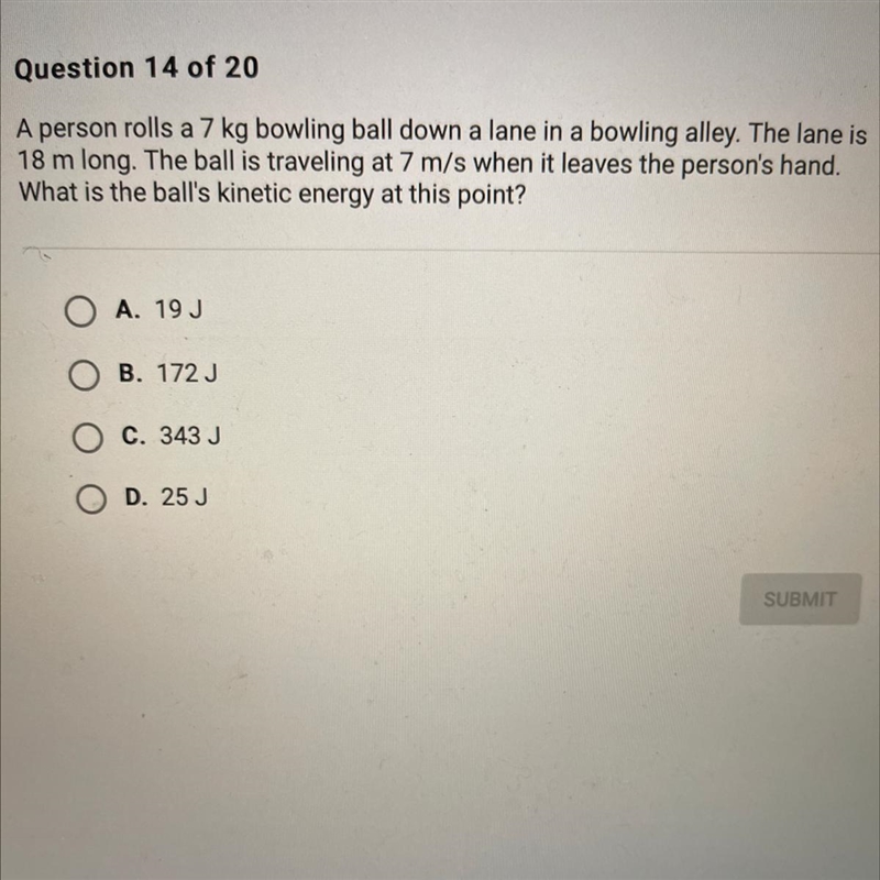 A person rolls a 7 kg bowling ball down a lane in a bowling alley. The lane is 18 m-example-1