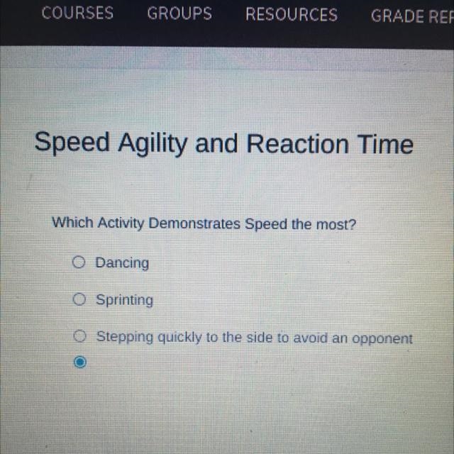 Which activities demonstrate speed the most? Look at pic-example-1