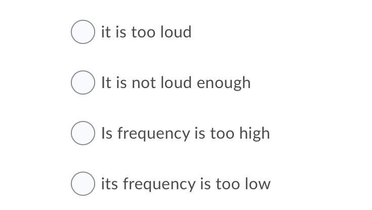 We can not hear Infrasound. Why is that?-example-1