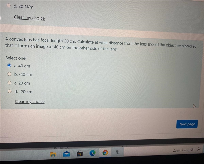 The correct answer is 40 or - 40??-example-1