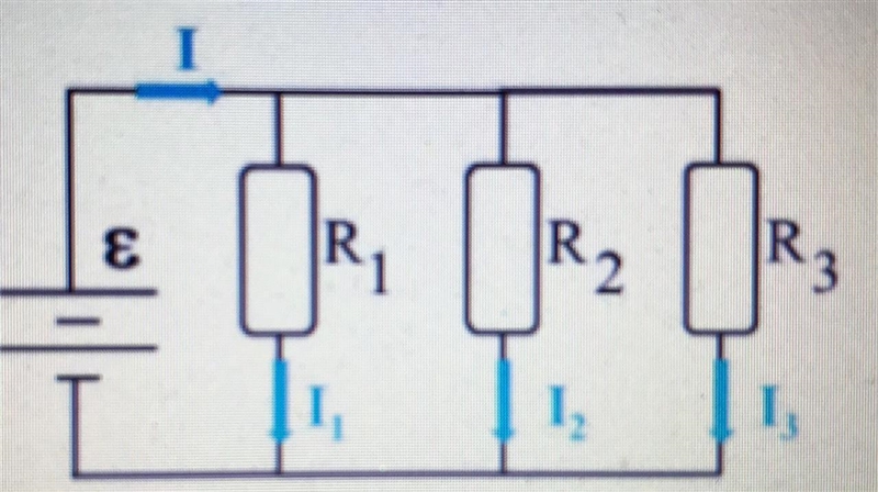 Find the current passing through each of the 3 resistors connected parallel to each-example-1