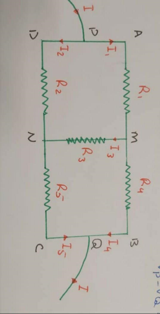 Equivalent resistance: What is the equivalent resistance between points P & Q-example-1