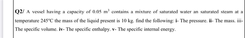 A vessel having a capacity of 0.05 m³ contains a mixture of saturated water an saturated-example-1