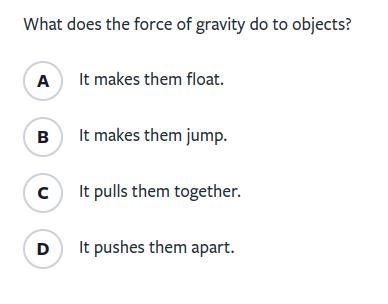 I NEED HELP PLS ASAP IM LITERALLY CONFUSED?????????? What does the force of gravity-example-1