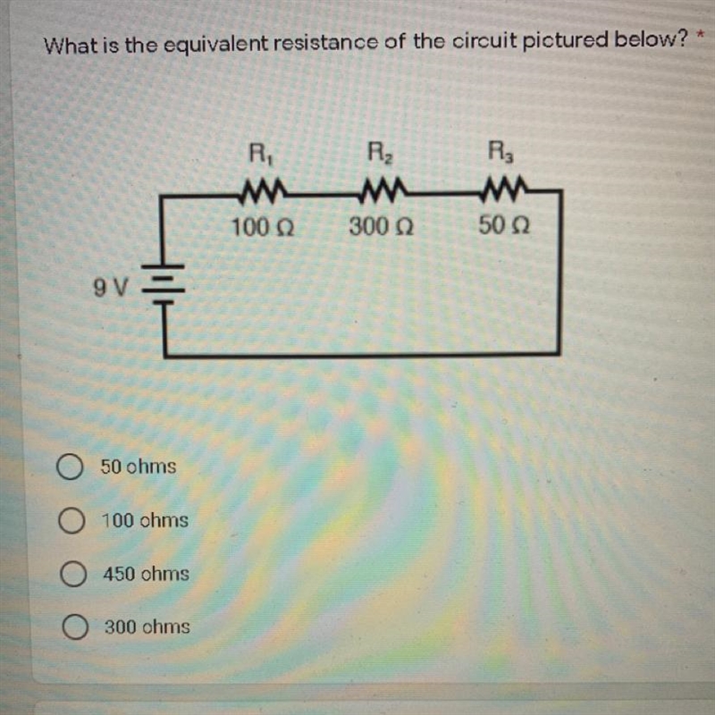 What is the equivalent resistance of the circuit pictured below?-example-1