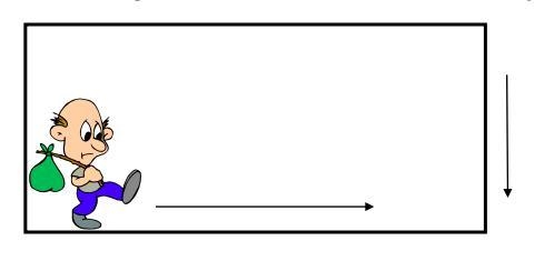 A 50.0 kg person is walking horizontally with constant acceleration of 0.25 m/s² inside-example-1