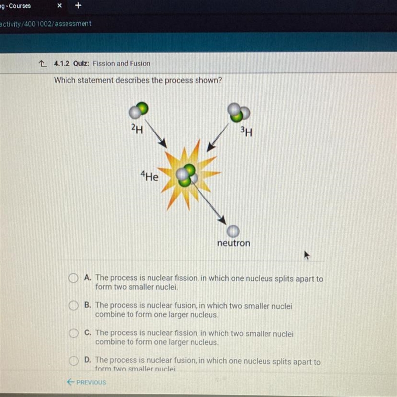 Which statement describes the process shown?-example-1