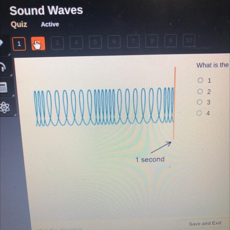 What is the frequency of this wave 1 2 3 4-example-1