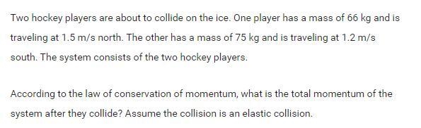 See screen shot....momentum in collision-example-1