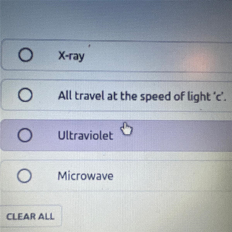 What electromagnetic wave travels the fastest?-example-1