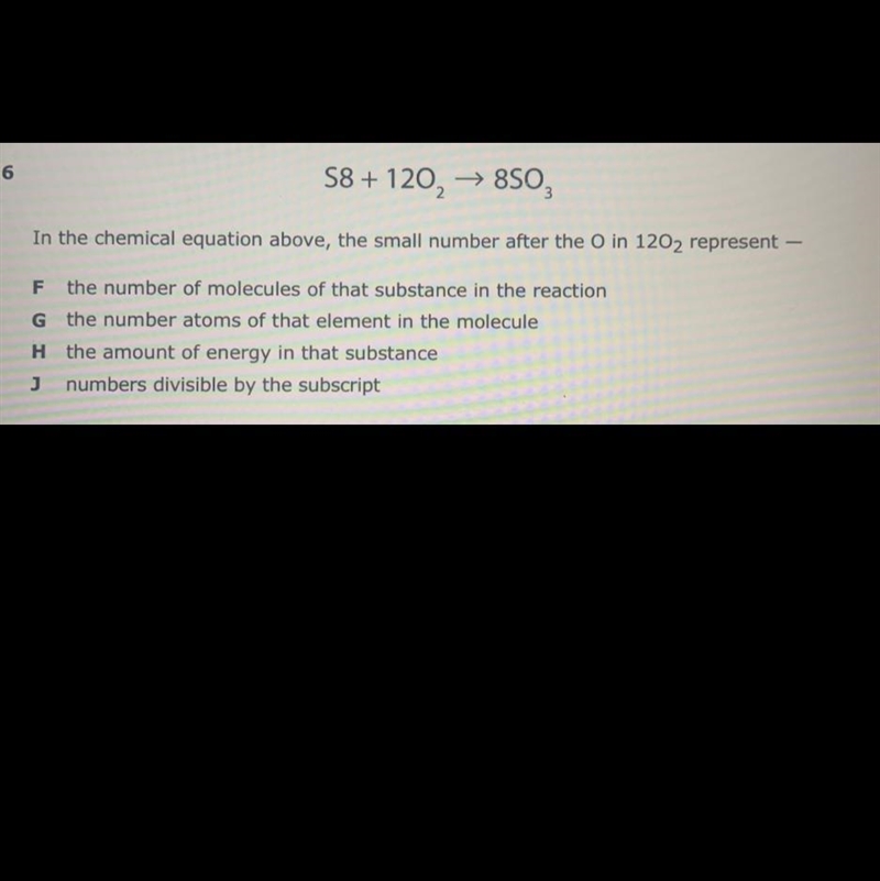 In the chemical equation above, the small number after the O in 1202 represent —-example-1