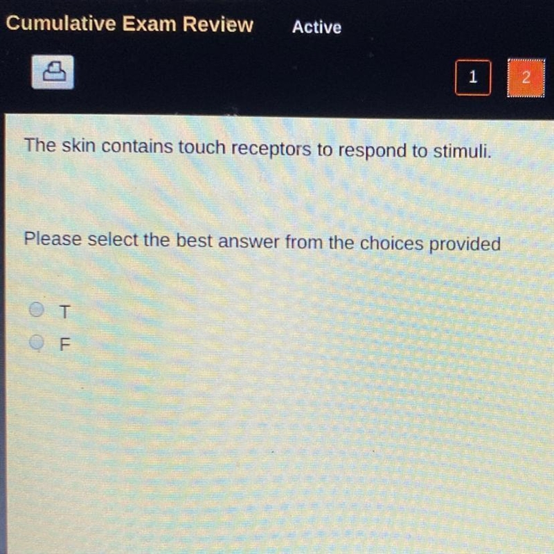 The skin contains touch receptors to respond to stimuli. Please select the best answer-example-1