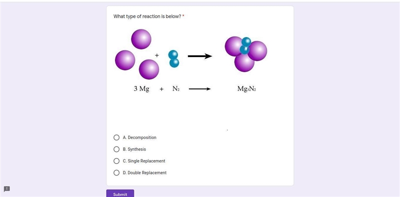 What type of reaction is below?-example-1