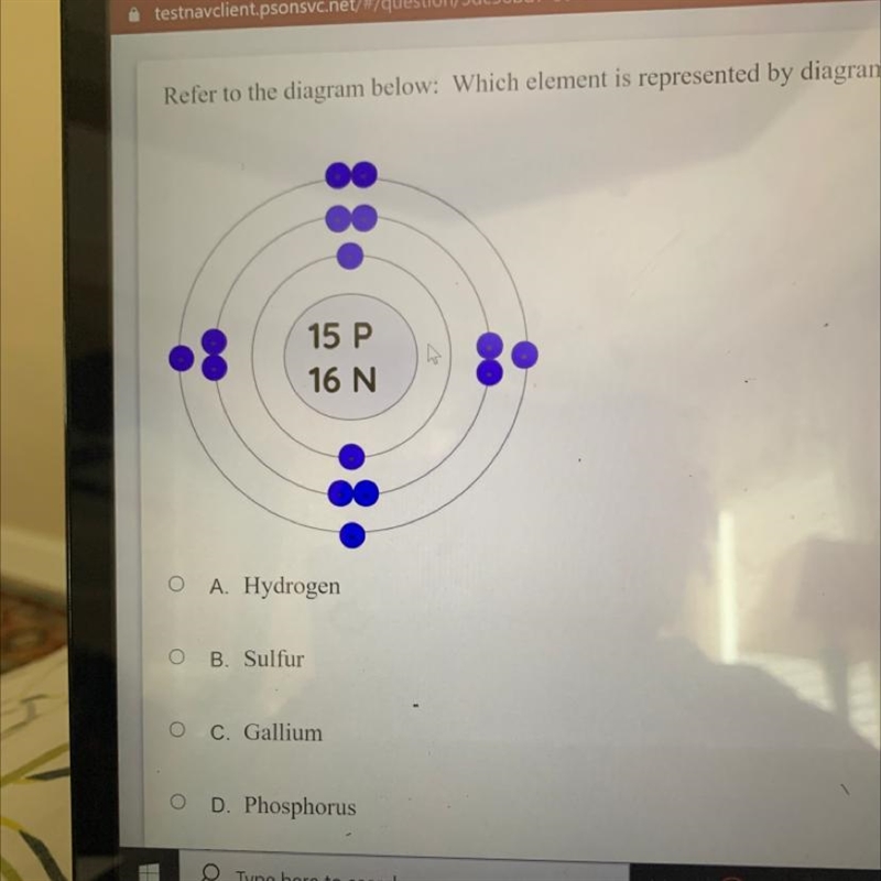 What element is represented by this diagram-example-1