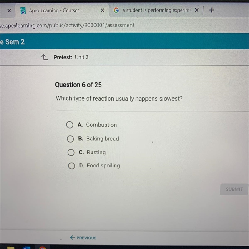 Which type of reactions usually happens slowest?-example-1