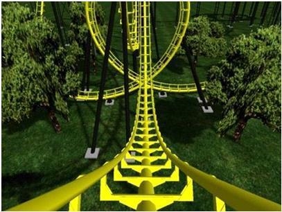 Preview this picture of a roller coaster. Does it make you feel safe? How does the-example-1