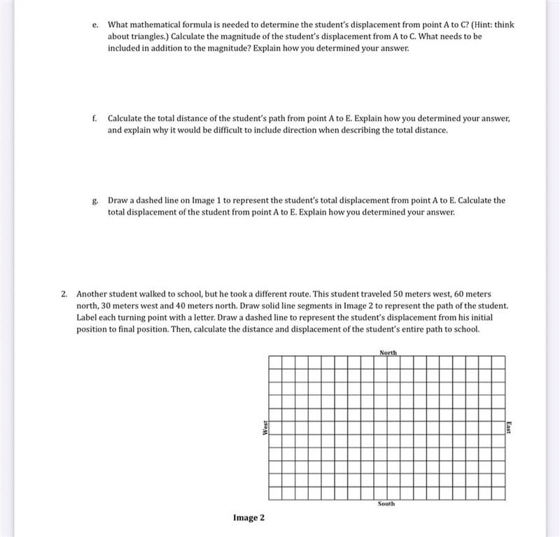 The meters are A-B: 60 B-C: 70 C-D: 80 D-E:20 Already answered Pythagorean on E &amp-example-1