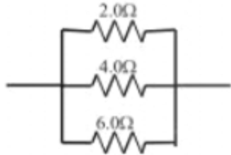 Calculate the equivalent resistance of the following circuit: Req =-example-1