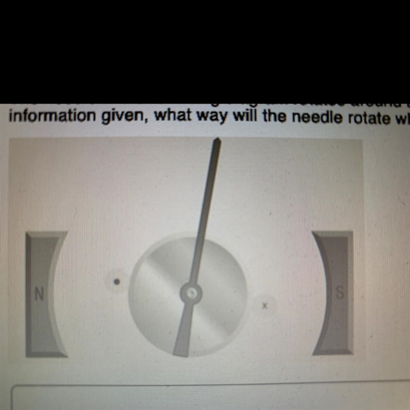 The needle in the following diagram rotates around a fixed point in the middle. Based-example-1