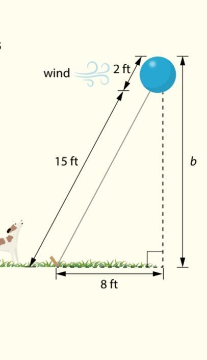 Kamal said the distance from the top of the balloon to the ground in the Example is-example-1