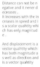 Can the distance coverd by a body ever be negative? What about its distance and displacement-example-1