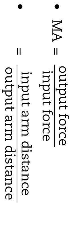 How to find the mechanical advantage-example-1