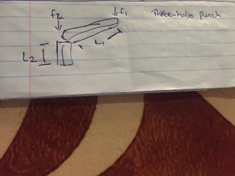 Plan an experiment to measure the ideal mechanical advantage of a three-hole punch-example-1