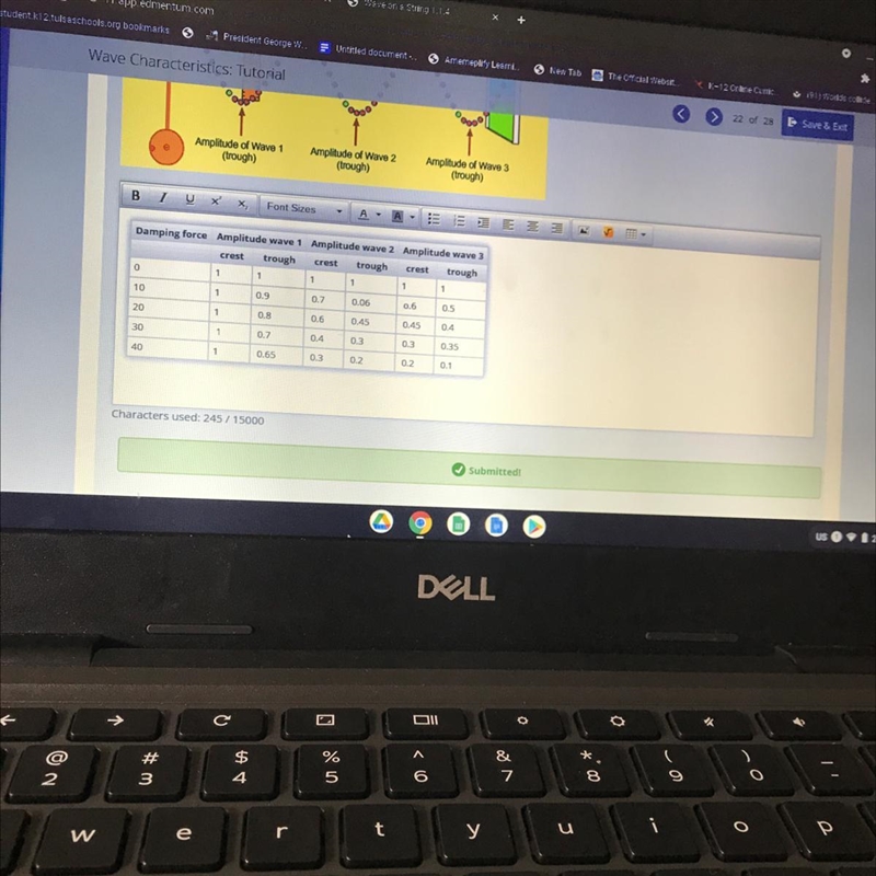 Activity Launch the Wave on a String simulation again to investigate the relationship-example-1