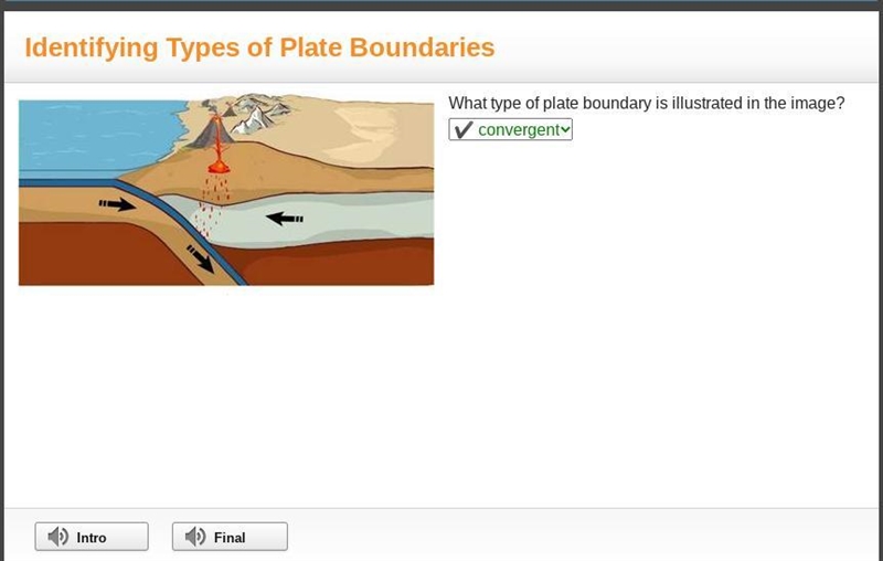 3. Why is a subducting plate boundary considered a type of convergent plate boundary-example-1