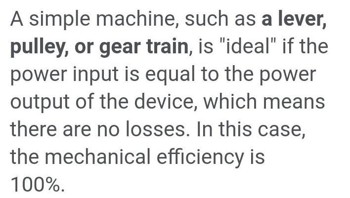 Which machine have 100% efficiency​-example-1