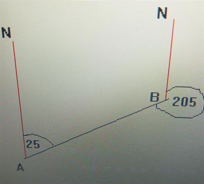 How do you calculate a bearing angle and its equivalent angle?-example-1