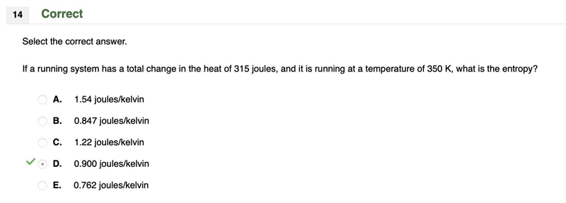 If a running system has a total change in the heat of 315 joules, and it is running-example-1