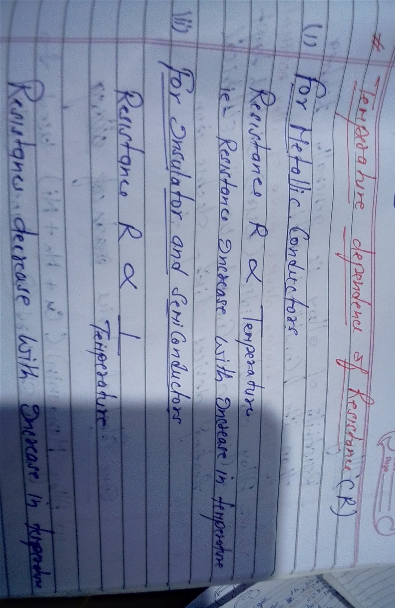 8. Define resistance and resistivity and also give the relation between them. Explain-example-1