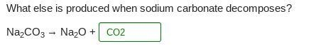 What else is produced when sodium carbonate decomposes-example-1