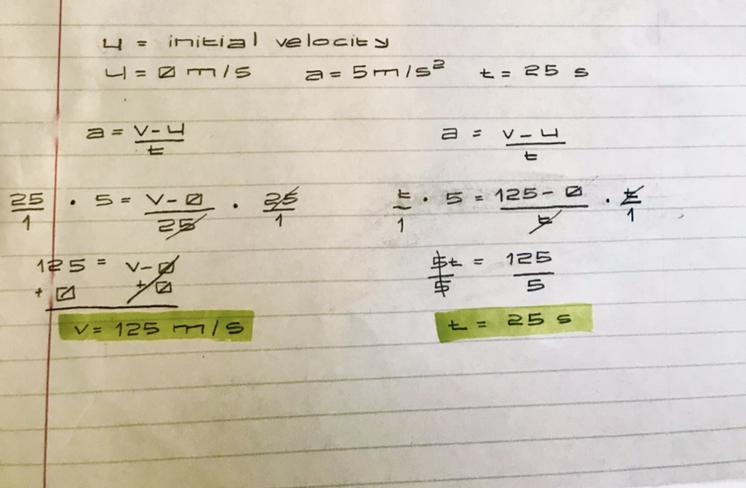 A car starts from rest, moving along a straight line, first with an acceleration a-example-1