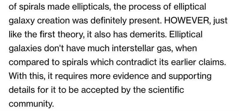 Discuss the merits and demerits of various theories of the formation of galaxies.​-example-1