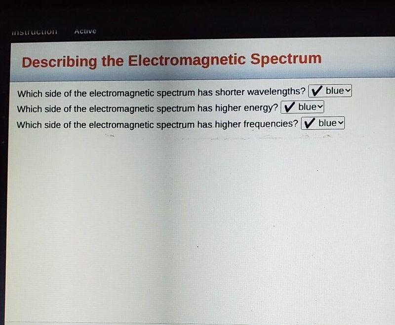 Which side of the electromagnetic spectrum has shorter wavelengths? Which side of-example-1