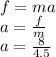 1. The force on the last car of a train with a mass of 4.5 kg is 8.0 N. What is the-example-1