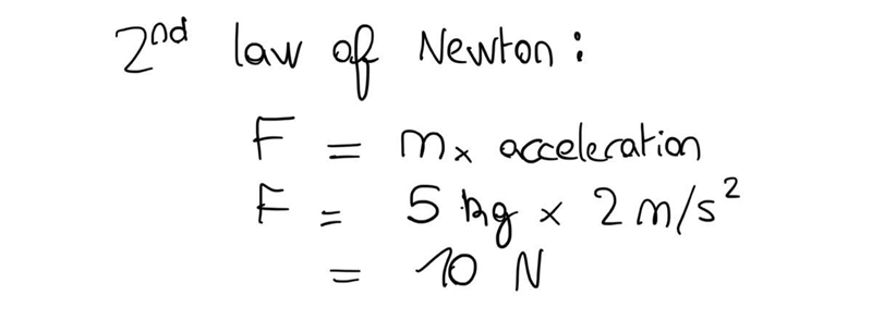 What is the force required to accelerate an object with a mass of 5 kg and an acceleration-example-1