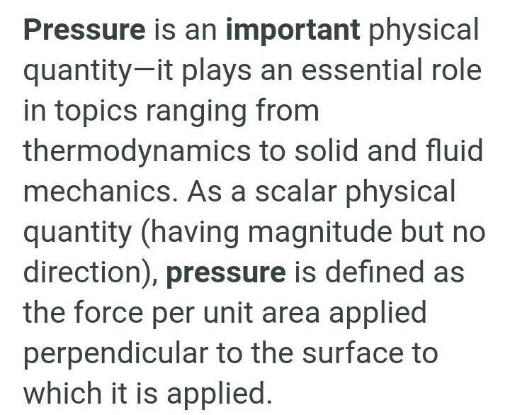 Write any four importance of pressure​-example-1