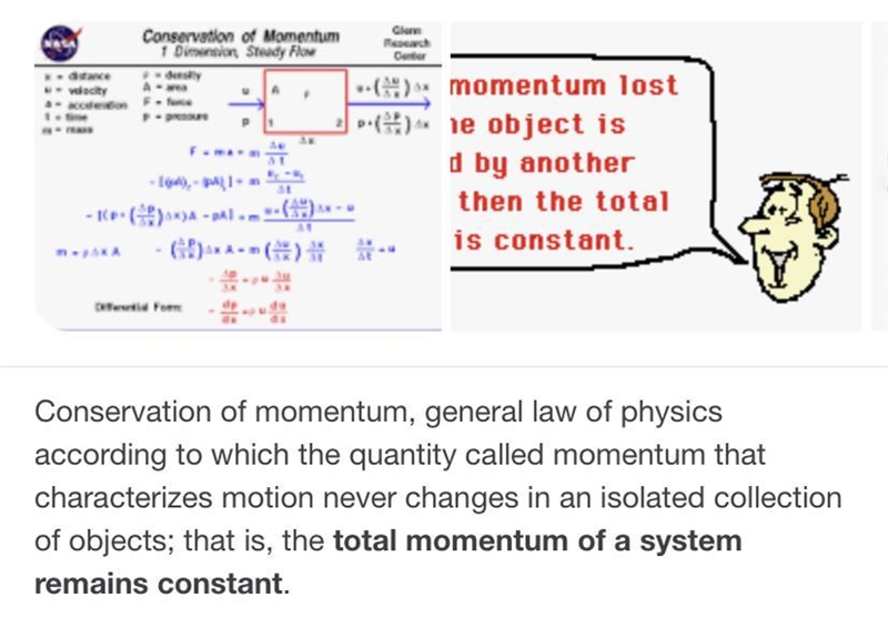 What is the law of conservation of Momentum?​-example-1