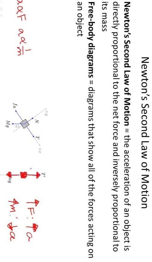 What is Newton's second law?​-example-1