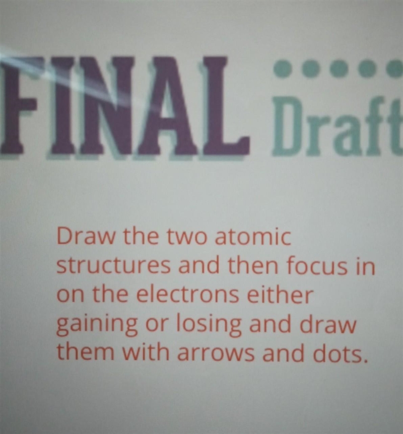 Describe how you would draw a diagram that shows the electric field between two particles-example-1