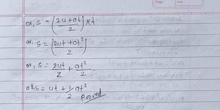 Prove- s=UT+1/2 of 2​-example-2