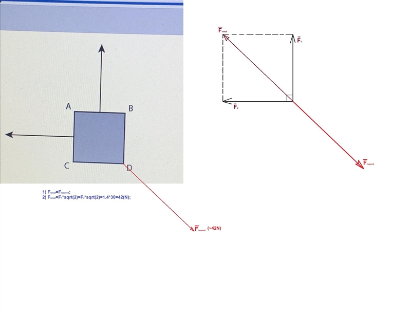 Two horses are pulling a box in two different directions as shown in the below image-example-1